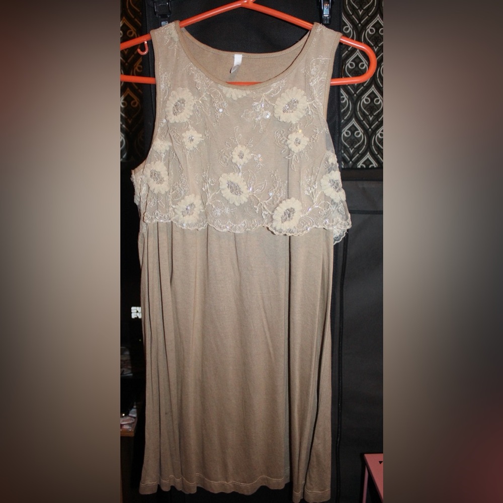 C.C. Outlaw floral mesh Dress